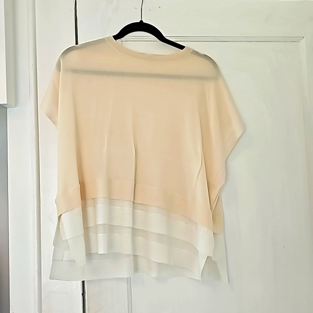 Club Monaco silk blouse sweater